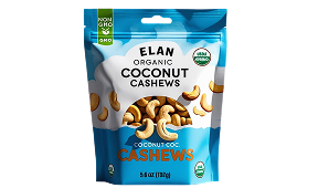 Elan organic coconut cashews sweet