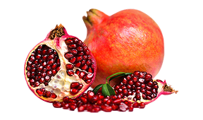 Fresh Dalim Ripe pomegranate fruit